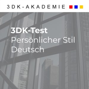 3DK-Test Persönlicher Stil Deutsch - ohne persönliches Coaching
