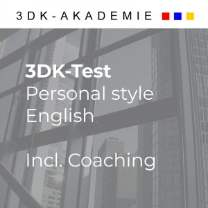 3DK-Test Your Leadership Style English - including personal coaching